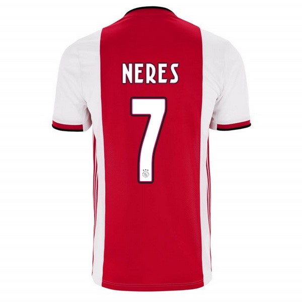 Camiseta Ajax Replica Primera Ropa Van Neres 2019/20 Rojo